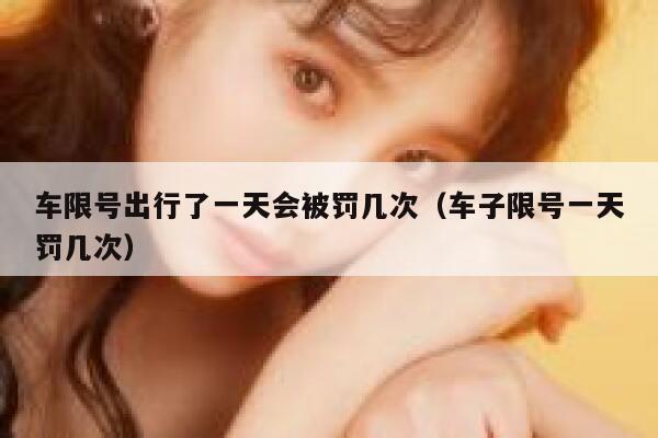 车限号出行了一天会被罚几次（车子限号一天罚几次） 第1张