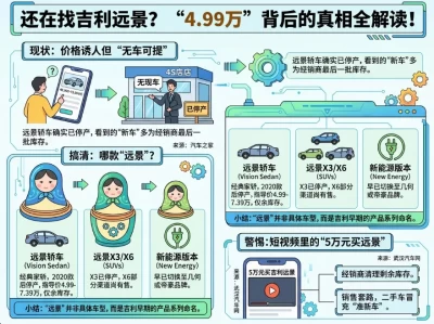 吉利远景现在多少钱？一台"已经停产"的车，为什么还有人天天在问