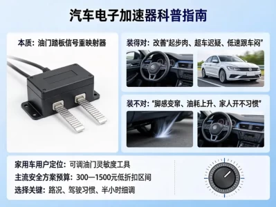 汽车电子加速器超详细避坑指南：怎么选、怎么装、一次成功不后悔