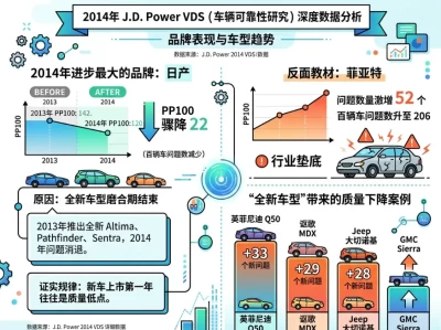 2014年汽车质量排行榜：一场被「新技术」搞砸的集体翻车