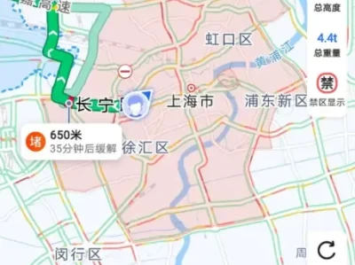 上海外牌限行区域图_最新高清限行范围详解