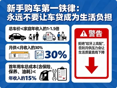 新手第一辆油车选购全攻略：避开90%陷阱，找到真正适合你的"第一台"