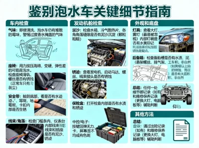 泡水车怎么鉴别？10大实用方法帮你避开二手车陷阱