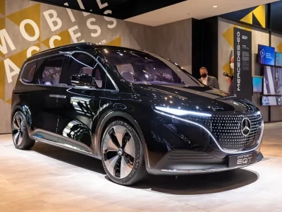 全新梅赛德斯EQT亮相_电动豪华MPV震撼登场