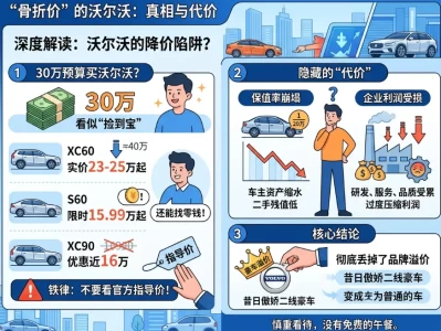 扒开“骨折沃”的底牌：2026年，去4S店买一辆沃尔沃到底要花多少钱？