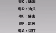 粤F是哪里车牌_广东韶关车牌代码解析