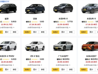 广汽本田SUV_热销车型性能与价格全解析