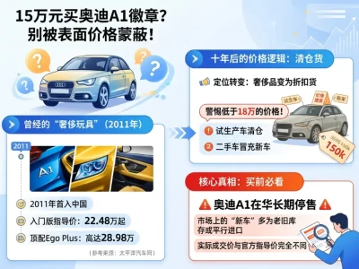 奥迪A1多少钱？一台"最便宜奥迪"背后的价格陷阱