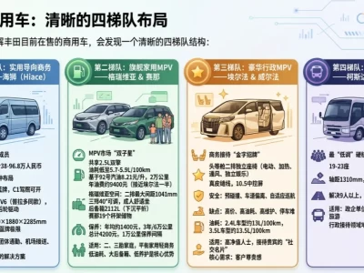 丰田商务车全系拆解：从38万到118万，你真正需要的是哪一台？