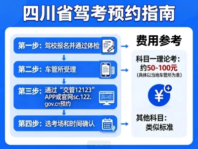 四川驾考预约系统全攻略：2025年最新网上预约流程及注意事项