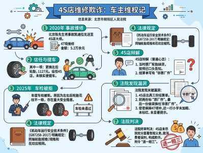 换个1100元的轮胎被判“退一赔三”：这场官司撕开了汽修业的哪些隐秘潜规则？