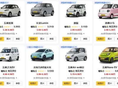 5一6万电动汽车_高性价比新能源车型推荐