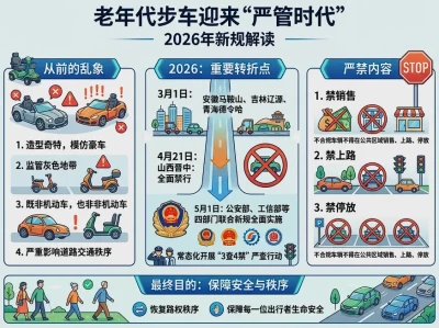 “老年代步车”迎来最严规制时代：从“野蛮生长”到“法制归轨”的深度剖析