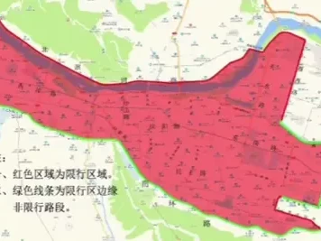 兰州西站限行范围_2025最新交通管制区域说明