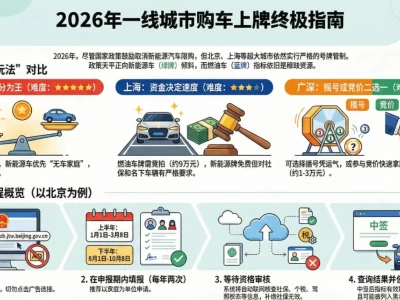 2026年最新版｜网上汽车摇号全指南：从资格审查到中签秘籍，一篇看懂