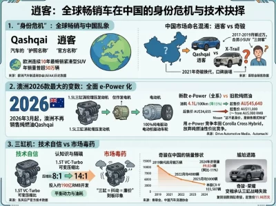日产Qashqai：一款"中国特供名"全球车，正被三缸机逼入墙角