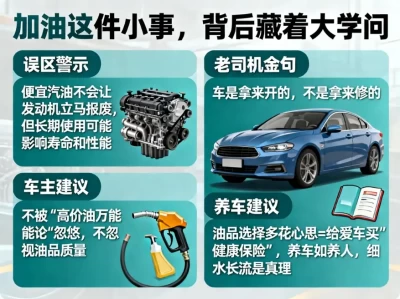 加油站里的省钱学问：便宜汽油真的会伤发动机吗？老司机都未必知道的真相！