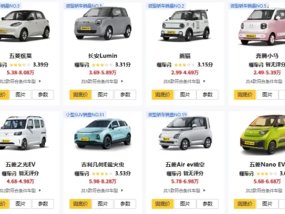 5万左右新能源汽车_2025年高性价比电动车型推荐