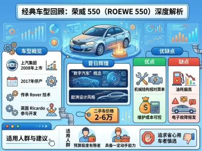 荣威550：一款"英伦血统"国产轿车的兴衰史与二手车避坑指南