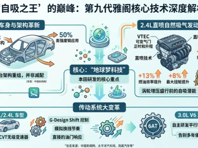 本田雅阁9代：一台"缩水"换代车，凭什么成了二手车市场的硬通货？