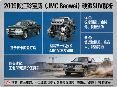 深度回眸：09款江铃宝威——被遗忘的“回本利器”，现在还值得入手吗？