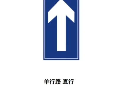 车辆单行道标志图片_汽车单行道标志识别指南