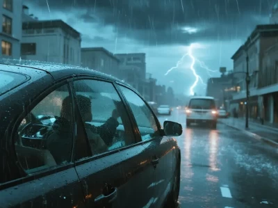 暴雨天气开车，记住这几点！