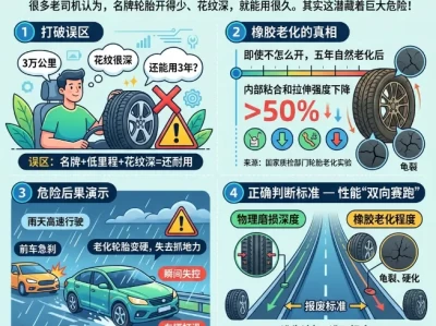 轮胎寿命的残酷真相：别被里程表骗了，看懂这三个信号能保命