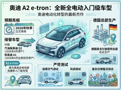 经典“铝合金蛋壳车”触电复活：奥迪 A2 e-tron 首发前瞻，它能成为最划算的豪华电车吗？