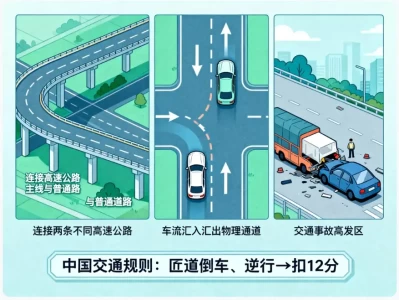 高速公路匝道全解析：定义、类型与“保命”驾驶法则