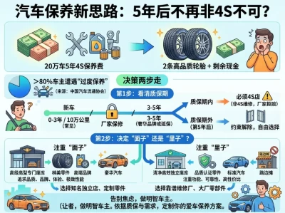 车满五年了，4S店保养是"保险"还是"智商税"？