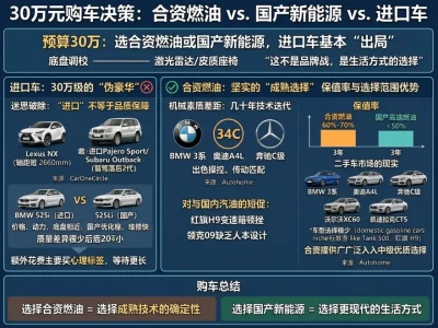 30万买车，别再纠结"国产还是合资"了——真正该问的是另一个问题