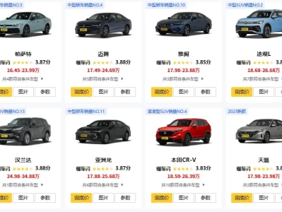 25万左右买什么车好_2025年高性价比车型推荐盘点