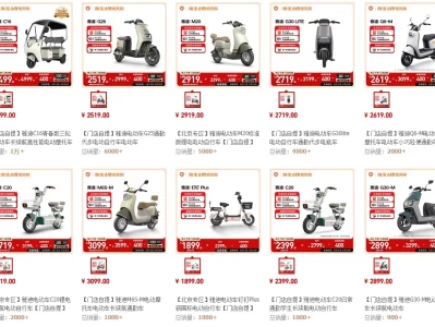 雅迪电动车所有车型价格_2025最新款车型报价一览