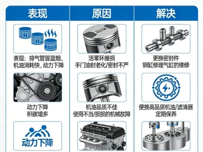 [图解]摩托车烧机油的原因和解决方法