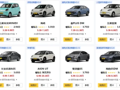 6-8万新能源汽车推荐_高性价比新能源车选购指南