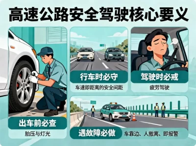 高速公路安全行车全指南：老司机带你避开那些致命的“隐形坑”