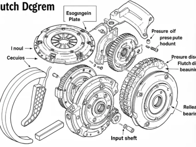 汽车离合器是什么_详解离合器零件构造与功能作用
