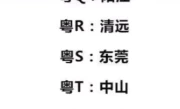 粤t是哪里的车牌号_广东车牌字母归属地详解