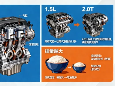 排量与油耗的关系深度解析：从发动机到驾驶习惯，一文读懂如何省油
