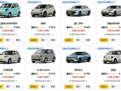 5万到10万的新能源汽车推荐_7座新能源车性价比大比拼