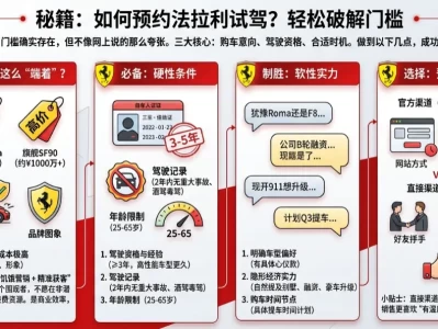 法拉利预约试驾全攻略：从资格审核到上车体验，这些坑千万别踩