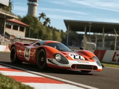 赛车图片_震撼视觉的极速跑车高清美图集