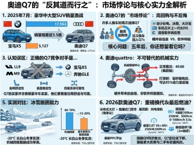 奥迪Q7：一台"过时"的豪华SUV，为什么还有人愿意花60万买单？