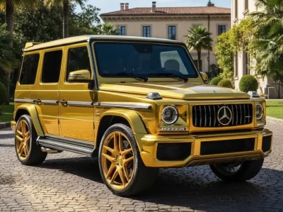 2025年黄金奔驰多少钱？金色G63、迈巴赫S级最新报价及购车全攻略