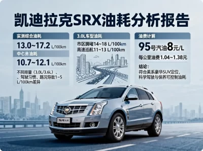 凯迪拉克SRX油耗测评