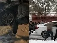 新能源车主返乡离充电桩5米趴窝了