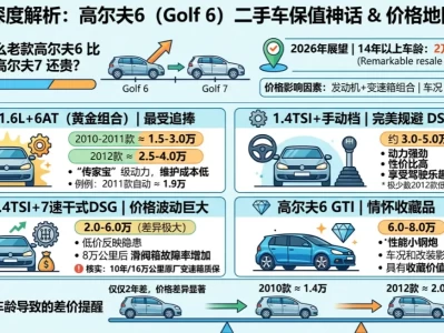 2026年二手高尔夫6行情速览：一台“老古董”凭啥比新款还保值？