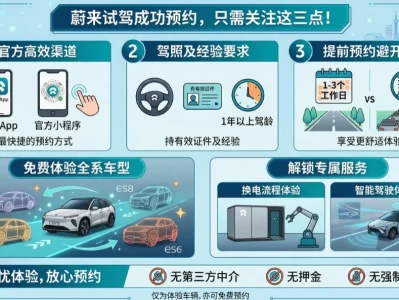 蔚来试驾预约超详细全攻略：完整流程+避坑要点一次成功
