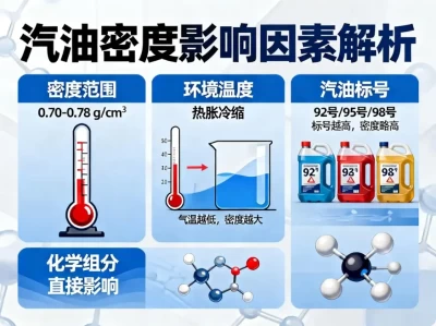 汽油密度全解析：从实验室参数到加油站里的“省钱经”